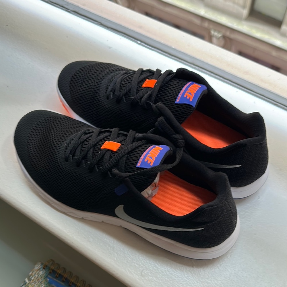 Nike Black and Orange Athletic Shoes